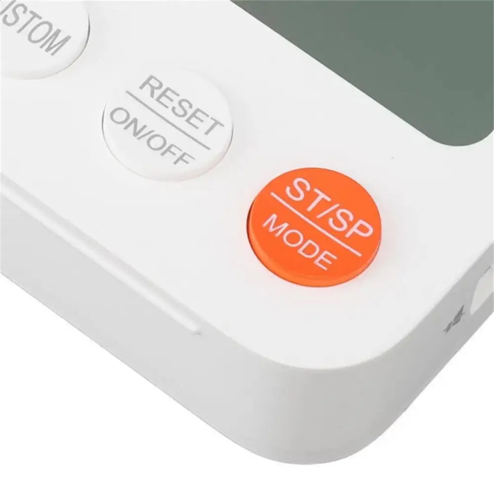 Temporizador de cocina digital magnético — cuenta atrás y adelante, 3 volúmenes y pantalla clara
