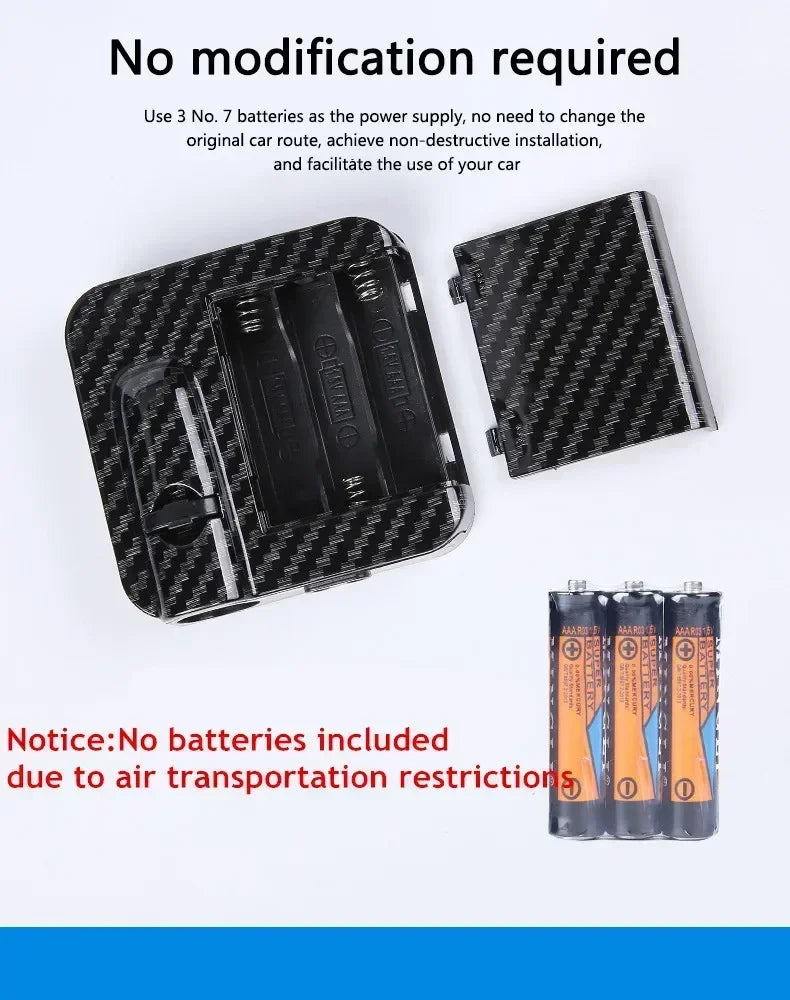 Proyector láser para puertas de coche — luz de bienvenida automática sin cableado