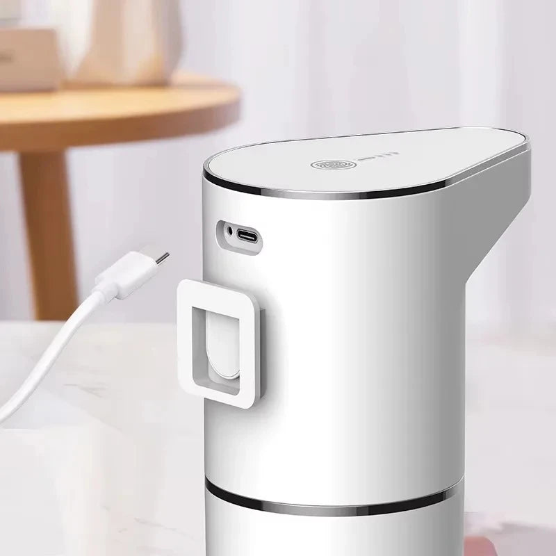 Dispensador de jabón automático sin contacto — sensor inteligente y recargable