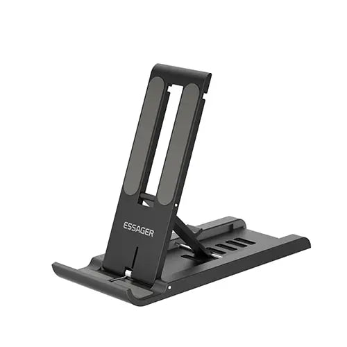 Soporte Plegable para Móvil y Tablet — Base de Escritorio Portátil Universal Ajustable