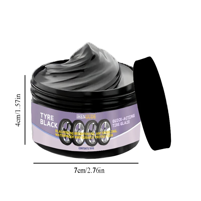 Pasta protectora para neumáticos 100g — brillo duradero y protección profesional