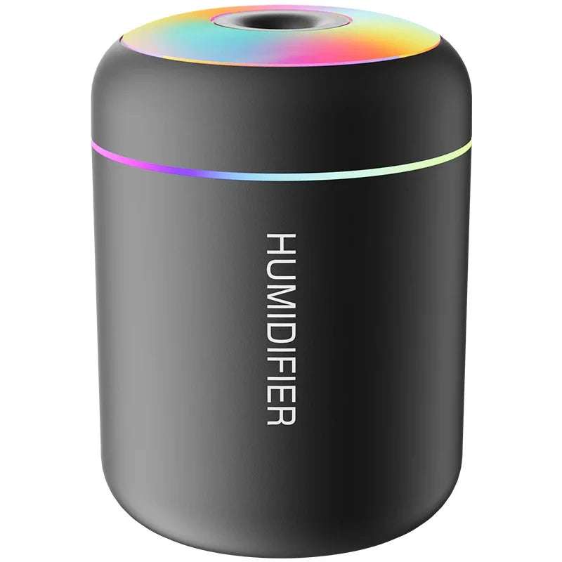 Mini humidificador aromaterapia USB 180ml — difusor de aceites esenciales para coche y hogar