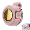Mini ventilador portátil sin aspas con clip — silencioso, recargable y 3 velocidades