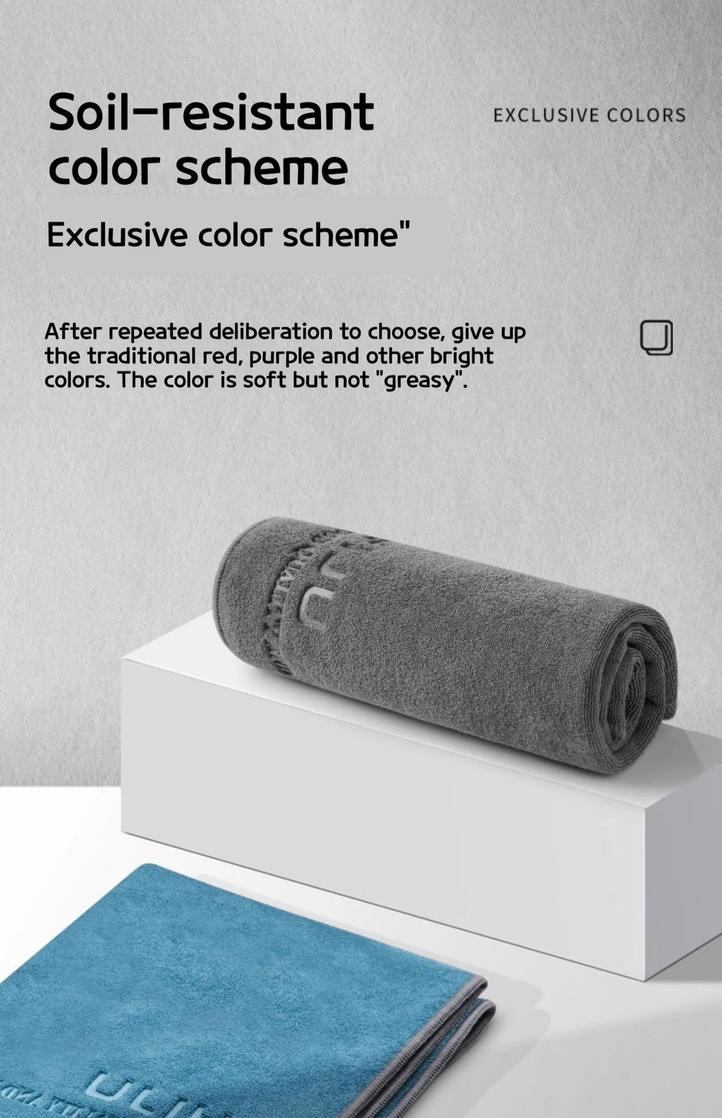 Toalla de microfibra para coche — ultrasuave, sin pelusa y súper absorbente