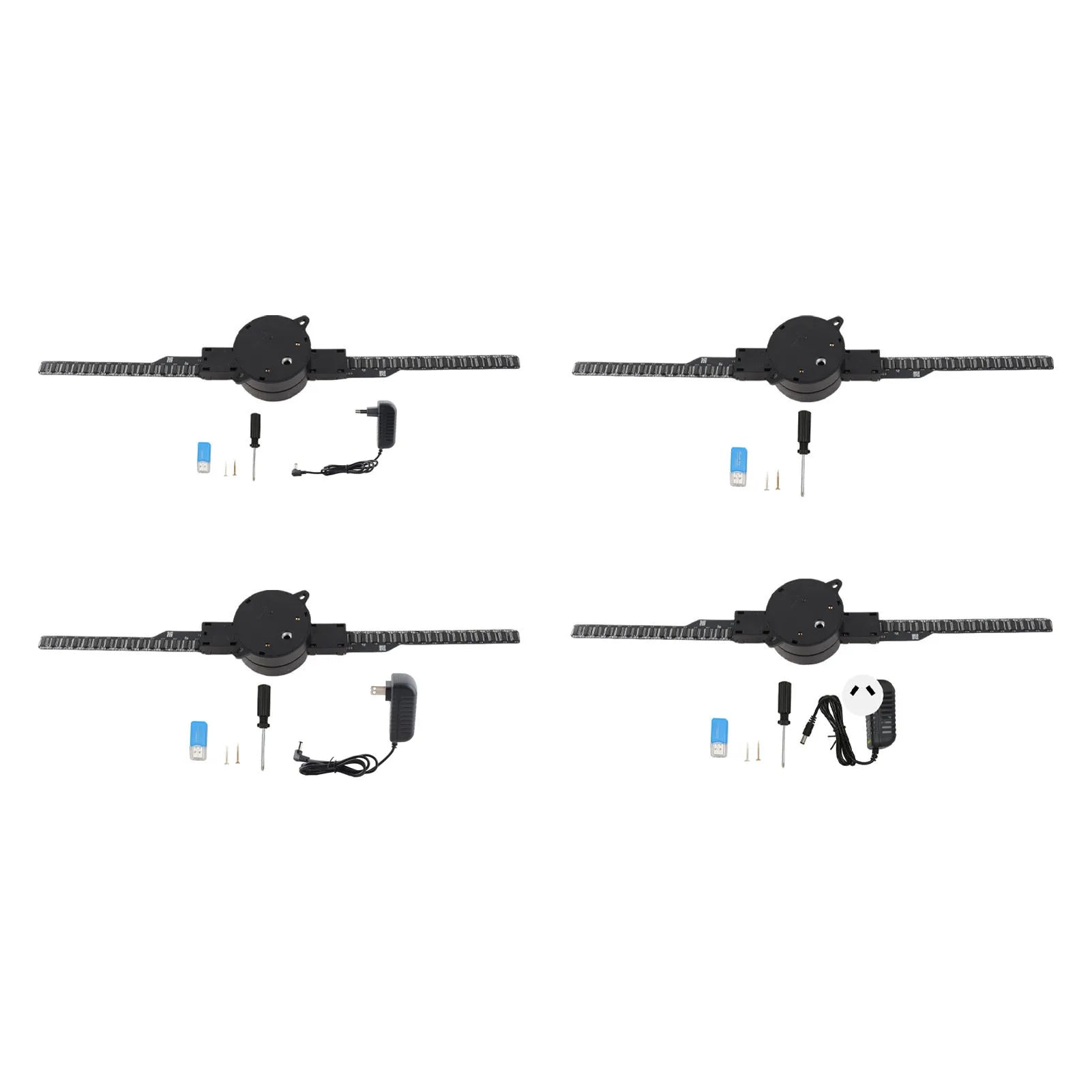 Ventilador holográfico 3D WiFi 16.5" — proyector de imágenes flotantes para negocios y eventos