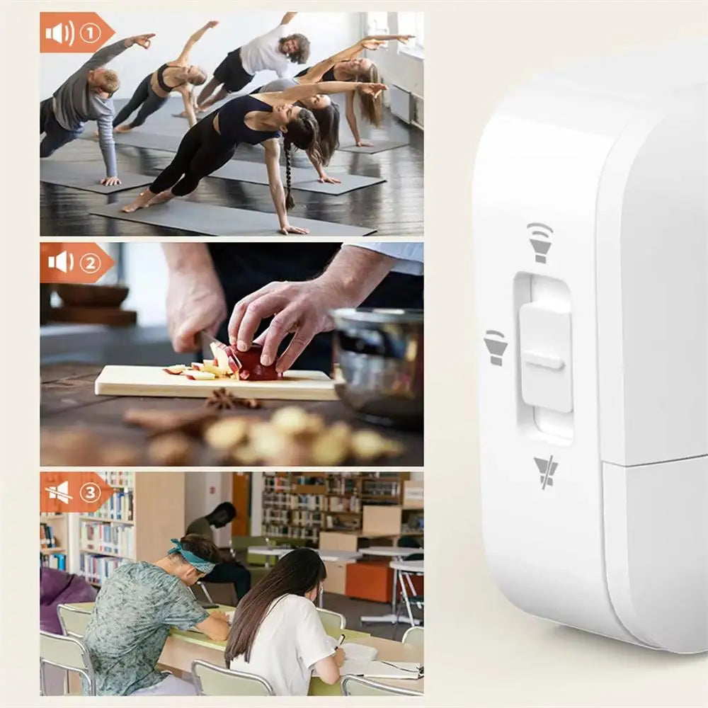 Temporizador de cocina digital magnético — cuenta atrás y adelante, 3 volúmenes y pantalla clara