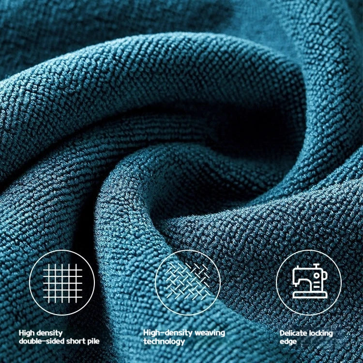 Toalla de microfibra para coche — ultrasuave, sin pelusa y súper absorbente