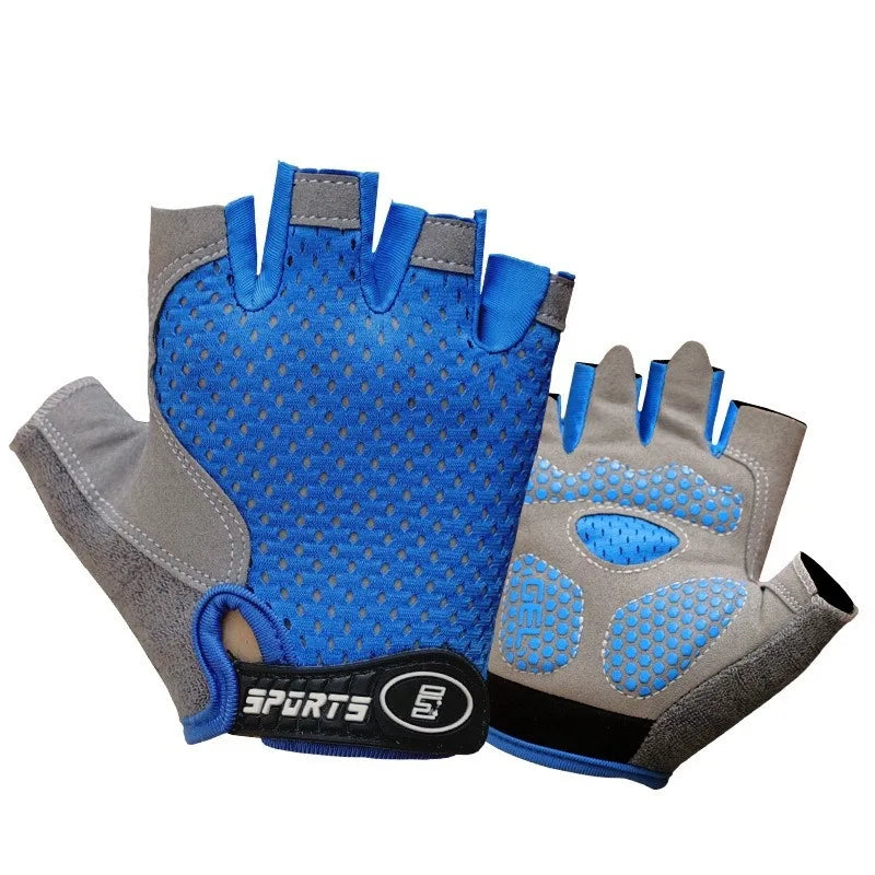 Guantes de ciclismo y patineta para niños — antideslizantes, transpirables, 4 a 12 años