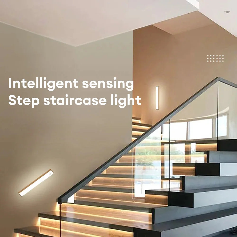 Luz LED con sensor de movimiento recargable USB-C — para armario, cocina y pasillo