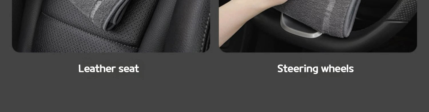 Toalla de microfibra para coche — ultrasuave, sin pelusa y súper absorbente